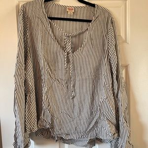 NWT Mossimo Long Sleeve Blouse